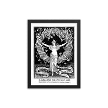 Load image into Gallery viewer, May Day Garland Framed Poster