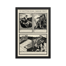 Load image into Gallery viewer, Nottingham Cheese Riot Framed Poster