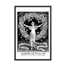 Load image into Gallery viewer, May Day Garland Framed Poster