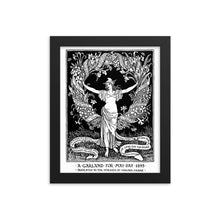 Load image into Gallery viewer, May Day Garland Framed Poster