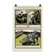 Load image into Gallery viewer, Nottingham Cheese Riot Colour Poster