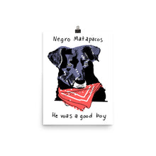 Load image into Gallery viewer, Negro Matapacos Poster