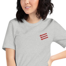 Load image into Gallery viewer, 3 Arrows Embroidered Unisex T-Shirt