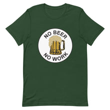 Load image into Gallery viewer, No Beer No Work Unisex T-Shirt