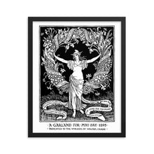 Load image into Gallery viewer, May Day Garland Framed Poster