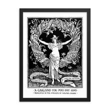 Load image into Gallery viewer, May Day Garland Framed Poster