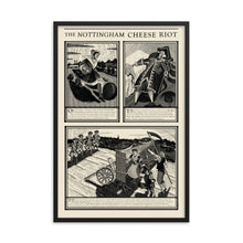 Load image into Gallery viewer, Nottingham Cheese Riot Framed Poster
