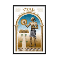 Strike 3000 Years Framed Poster