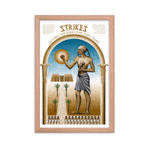 Strike 3000 Years Framed Poster