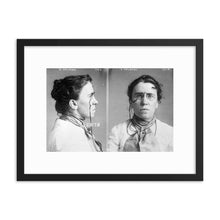 Load image into Gallery viewer, Emma Goldman Mugshot Framed Poster
