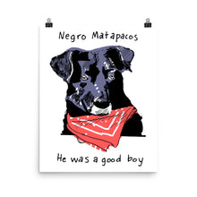 Load image into Gallery viewer, Negro Matapacos Poster