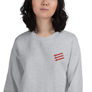 3 Arrows Unisex Embroidered Sweatshirt