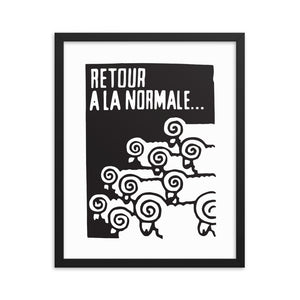 Return to Normal Framed Poster