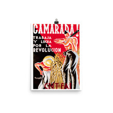 Load image into Gallery viewer, Comrade! Spanish revolution poster