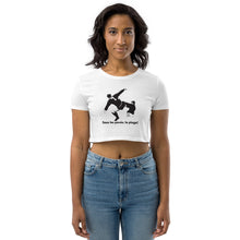 Load image into Gallery viewer, Kick Racism out of Football Crop Top