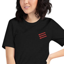 Load image into Gallery viewer, 3 Arrows Embroidered Unisex T-Shirt