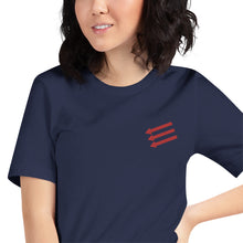 Load image into Gallery viewer, 3 Arrows Embroidered Unisex T-Shirt