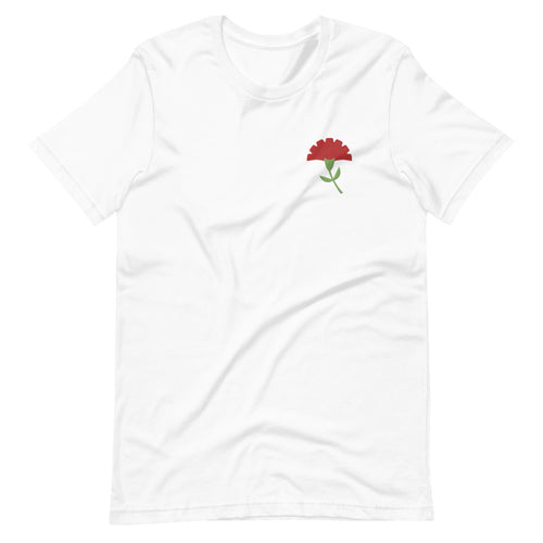 Carnation Revolution Embroidered T-Shirt